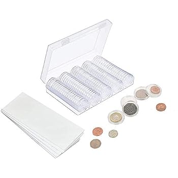 100 Capsules Transparentes Pour Pièces De Monnaie – 21 Mm – Protection Et Collection - 8