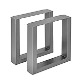 Este set de patas de mesa [en.casa] de metal resistente, está diseñado según las nuevas tendencias, es fácil de limpiar además personaliza el interior de su hogar.