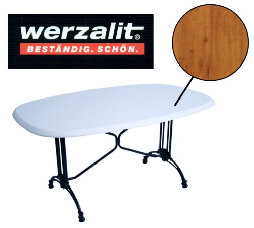 Werzalit Gastronomie Tischplatte Pinie 146x94cm für Bistrotisch