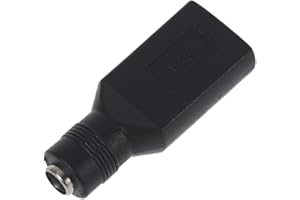 BYUTFA USB 2.0 A Femmina a per DC 5.5x2.1mm Adattatore di Alimentazione Jack cilindrico per connettore DC Femmina per Computer Notebook, Power Ban