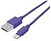 Produktbild Manhattan 394451 iLynk USB Kabel für Apple iPad/iPhone/iPod (A-Stecker auf Lightning-Stecker),15 cm lila