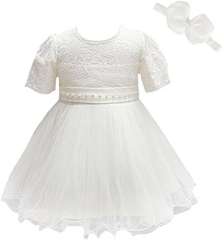 Dream Rover Baby Girl Dress Baptism Wedding Dress For Toddler Baby Girl