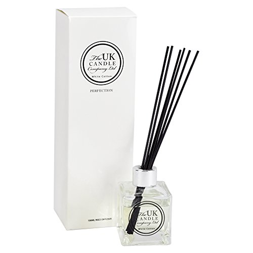 UK Candle Company White Cotton Reed Diffuser 100mls