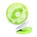 Produktbild PowerBH Kinderwagen Fan Schreibtisch und Clip auf Fan Mini Tragbare persönliche Tischventilator mit USB Akku Baby Bett Auto Büro Outdoor Reisen 1 Stück grün