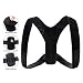 Produktbild Haltungskorrektur Geradehalter Schulter Rücken Massagegerät Rückenbandage Posture Corrector Haltungstrainer Haltungsbandage mit Verstellbare Größe für Herren Damen, Verstellbar & Atmungsaktiv,Schwarz