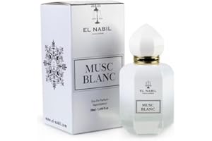 El Nabil Musc Blanc Eau de Parfum Spray para hombre y mujer, 50 ml, almizcle