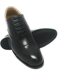 ZERIMAR Zapatos con alzas de vestir para hombre Aumento +7 Cm Fabricados en piel de ternera Forro interior 100% piel