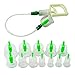Produktbild carejoy Chinesische Schröpfen Vakuum Massage Set 12 + 6 Magnet Punkte + Pumpe China Akupunktur