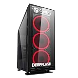 ✔ Torre Deep Flash Gaming RGB con lateral transparente, compatible con placas base ATX y Micro ATX. 6 Puertos USB 2.0 + 3 Puertos USB 3.0. Tarjeta de sonido HD 5.1. No incluye unidad óptica