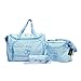 Diaper Bag,Travel Baby Bag,Baby Nappy Changing Bags Diaper Storage Organizer/Mummy Nursery Changing Bag Set Handbag Shoulder Bag Tote Backpack Totes in Bag Nappy Organiser with Travel Mat