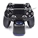 Produktbild PS4 Controller Ladestation, Playstation 4 Controller Dualshock 4 Ladestation Ladegerät Standfuß Kable zubehörset für Sony Playstation4 / PS4 / PS4 Slim / PS4 Pro