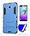 Produktbild ISENPENK Samsung galaxy A5(2016)/ A510 Ultra-slim TPU+PC Handy Hülle Hochwertig cool Schutzhüllen Tough Rugged Dual-Layer hülle with Built-in Kickstand case für Samsung galaxy A5(2016)/ A510 5.2 Zoll- [blau] + Panzerglas Folie