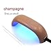 Coscelia Mini UV LED Nail Lamp 9W Nail Dryer for Gel Polish Machine Curing Manicure/Pedicure Champagne