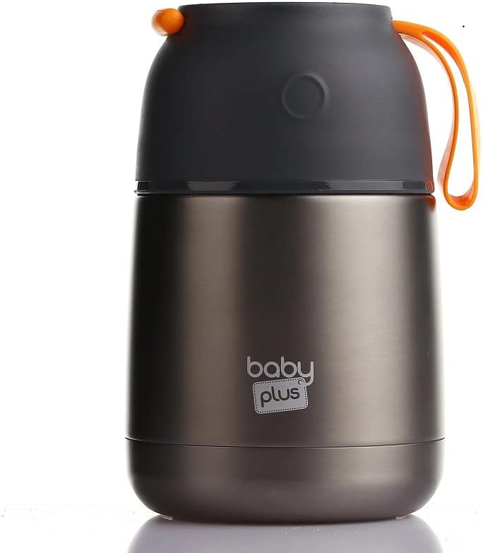 Baby Plus Vakumlu Çift Taraflı Bebek Mama Saklama Termosu 450 ml