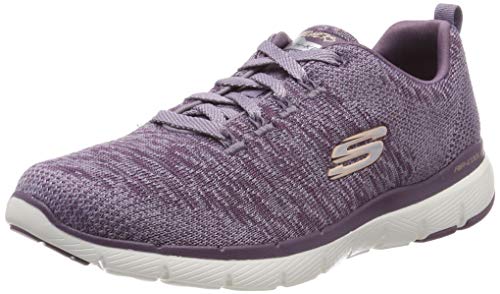 Skechers Flex Appeal 3.0, Zapatillas para Mujer, Morado (Plum Plum), 36.5 EU