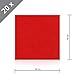 Produktbild 20 x HSM Teppichfliese Nadelfilz Bodenbelag selbstklebend für Treppe, Kinderzimmer oder Küche 40cm x 40cm ROT