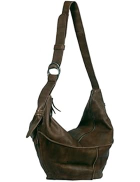 Vilenca Holland 40766 , Umhängetasche aus echtem Rindleder im Vintage Look; L45cmxH25cmxB18cm