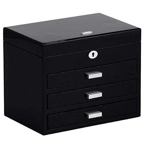Preisvergleich Produktbild WINDROSE High Gloss Charmbox Schmuckkoffer L 30 cm