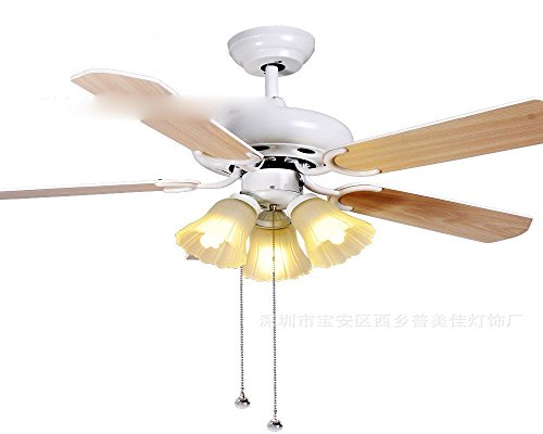 Preisvergleich Produktbild MOMO Personifizierte dekorative Beleuchtung Unsichtbarer Deckenventilator, Luxuskristallrestaurant, Band-Lampe, Deckenventilator, elektrische Ventilator-Lampe, europäischer Art-Wohnzimmer-dekorativer