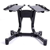 CKSpor Adjustable Dumbbell Stand, Durable and Ergonomic Design, Black, For Home and Gym Use