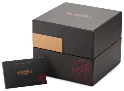 Roamer Men's Automatic Watch with Blue Dial Analogue Display and Silver Stainless Steel Bracelet 210633 41 45 20