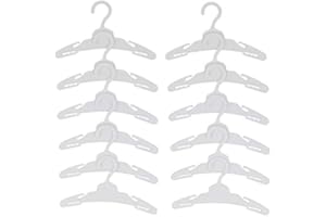 ZITA ELEMENT Set of 12 Doll Clothes Hangers for 14-16 inch Baby Doll Clothes,18 inchAmerican 18 inch doll Clothes and other 36-46cm Doll Accessories