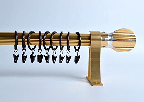 Musuntas 30 Stk. 35mm Durchmesser Mehrzweck Vorhang Clip Gardinenstange Gardinenringe Vorhangringe mit Clips–schwarz - 3