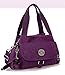 Produktbild Frauen gewaschen Nylon Cross-Body-Schultertasche Totes Schulranzen Top Handle Bag , brilliant purple