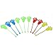 Produktbild Merssavo 10 Stück Vinyl Kinder Party Supply Gunst Mini Neuheit Glitter klebrige Hände schlagen matschig Palm Spielzeug
