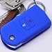 Produktbild Soft Case Schutz Hülle Auto Schlüssel für Mazda CX-7 CX-5 2 4 5 6 RX-8 Klappschlüssel/Farbe: Dunkelblau