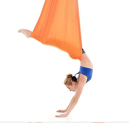 QAZSE Aerial Yoga Hammock Fitness Stretch Band,Style-Size,500CM*280CM-C