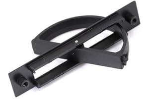 DIYARTS Poignée de Porte Encastrée Tatami Poignées Cachées en Alliage de Zinc Pratique Bouton de Plancher Encastré Dissimulé pour Tiroir Armoire Armoire de Plancher (Noir)