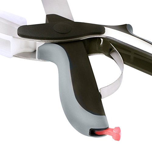 Vicloon Multifonctions Cuisine Aliments Ciseaux 2 en 1 Couteau de Cuisine,Clever Cutter Remplacez vos Couteaux de Cuisine et Planche à Découper - 6