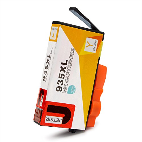 JETSIR Kompatibel Druckerpatronen Ersatz für HP 934XL 935XL, Hohe Ergiebigkeit Kompatibel Mit HP Officejet Pro 6830 6230 6820 6835 6812 6815 Drucker (1 Schwarz,1 Cyan,1 Magenta,1 Gelb) - 5