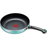 ZPF Poêle à Frire antiadhésive en Alliage d'aluminium, 10 Pouces avec poignée, poêle Ronde, va au Lave-Vaisselle