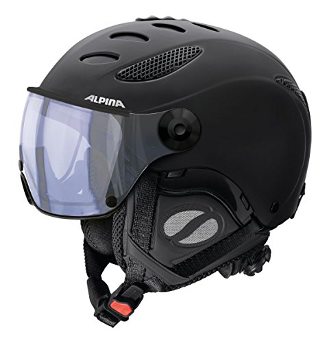 Preisvergleich Produktbild ALPINA Erwachsene Jump JV VHM Skihelm, Black Matt, 55-57 cm