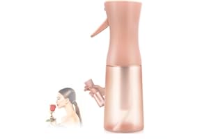 Leaflai Leere Sprühflaschen, kontinuierliche Sprühflasche, nachfüllbar, für Haare, Hautpflege, Duschen, Haustiere, Pflanzen, Reisen, Reinigen und Bügeln, 200 ml