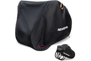 NEVERLAND Funda Protectora para Bicicleta,210D Oxford Cloth Funda Bicicleta Exterior Impermeable Protección Contra El Polvo, Protección UV, Diseño de Rayas Reflectantes para 3 Bicicletas 205x108x115CM
