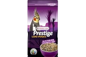 Zambonin Agricoltura Versele Laga miscele Prestige Premium e Loro Parque con granuli estrusi (V.A.M.) per l'alimentazione di varie specie di uccelli (Loro Parque Parrocchetti Australiani, 1 kg)