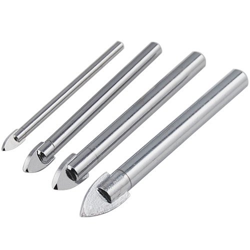 veroda 4 Stück Glas Bohrer Bits Keramik Tile Set – 4, 6, 8 & 10 mm - 2