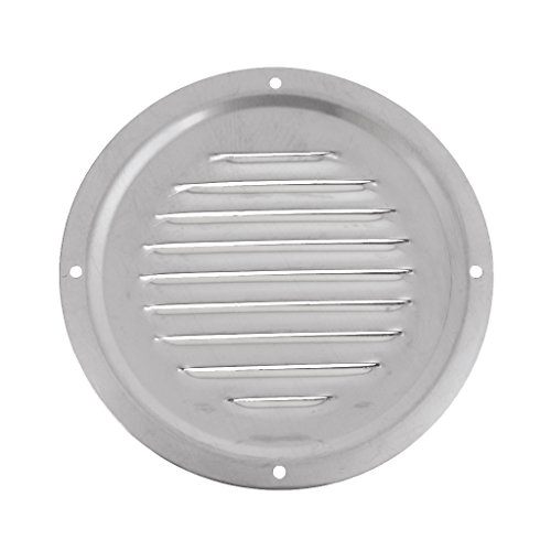 Preisvergleich Produktbild Sharplace Edelstahl Rund Lüftungsgitter Abluftgitter Lüftungsblech