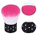 Elite99 Convenient Colourful Nail Remover Brush for Acrylic & UV Gel Polish Nail Art Decor Dust Powder Cleaner or Cosmetic Face Brush Make-up Manicure Foundation Rose Red