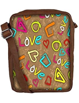 Snoogg , Damen Umhängetasche mehrfarbig multi