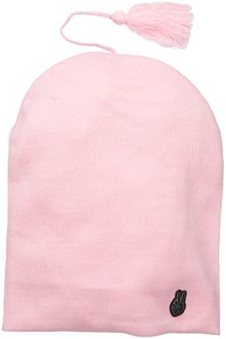 Seger Sports Women's Nisse Lightweight Beanie with Tassle, Pink, One Size