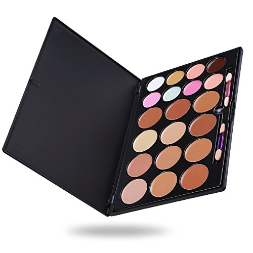 VALUE MAKERS® 20 Farben Makeup Concealer Palette Kosmetik Make-up Creme Corrector Mit Multifunktions Powder Bronzer Concealer Make-up Pinsel - 4