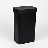 Porsima Me-05-1 Hareket Sens&ouml;rl&uuml; Sessiz Kapatma &Ccedil;&ouml;p Kutusu Banyo Mutfak &Ccedil;&ouml;p Kovası Kapaklı Banyo &Ccedil;&ouml;p Kovası 2 adet AA Pil Siy