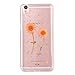 Produktbild SKKMA Case Cover OPPO R9 Fall Echtes Winter Pot Kalanchoe und Weißes Gänseblümchen Getrocknete Blume Weiche TPU Transparente schützende rückseitige Abdeckungs-Fall für OPPO R9 ( SKU : Mec1047r )