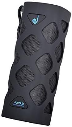 Waterproof Outdoor Portable Bluetooth Speaker by Jamkik - 10W Rugged Wireless Speaker with 12 Hour Playback, Compatible with Smartphones, Tablets and MP3 Devices (Black)