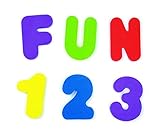 36 Bath Foam Letters and Numbers (Letters A-Z; Numbers 0-9)