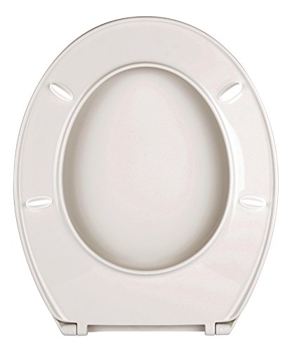WC-Sitz Palermo weiß | Toilettensitz | WC-Brille aus Thermoplast | Kunststoff-Scharnier | Fast-Fix-Schnellbefestigung | Klodeckel | Toilettendeckel - 4
